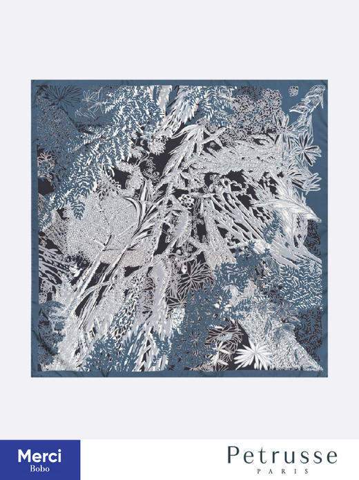 Petrusse 贝图丝 Eve soie 秘林幽梦 真丝方巾 商品图7