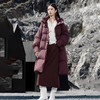 新中式长款羽绒服|匈牙利90%白鹅绒，充绒量250g+，零下15℃都能穿 商品缩略图6