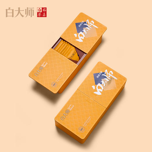 白大师白茶福鼎白茶2021年陈皮白茶寿眉小方片送礼茶叶礼盒210g 商品图2