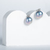 星空蓝马贝珍珠王妃耳钉 ED156 商品缩略图1