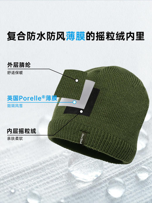 25新款｜戴适 纯色 防风防水 帽子 Dexshell DH372 商品图3