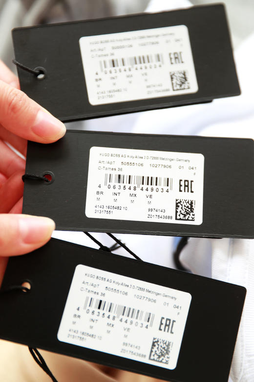 浮雕工艺tee，刚出口西德。基础款正肩宽松圆领半袖儿t恤E012960 商品图2