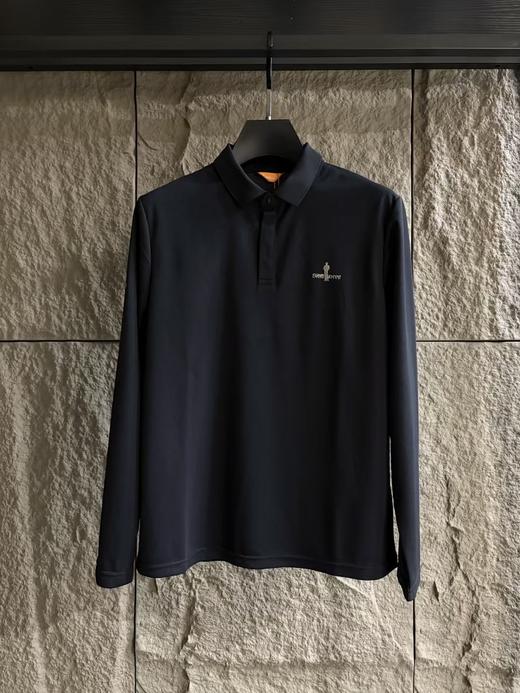 .威海产26新款，比音勒芬BT_Gritty男士长袖polo衫商务休闲翻领T恤  比音商务长袖 商品图0