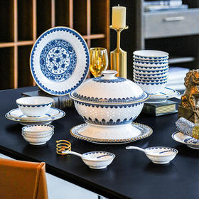 玉柏富贵满堂餐具套组