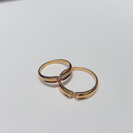 2楼老凤祥玫瑰金钻石对戒吊牌价8130 秒杀价6506 商品图2