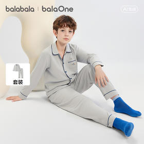 【balaOne】巴拉巴拉童装儿童睡衣套装男童女童家居服2025新款春