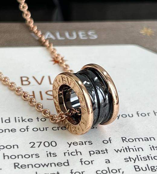 独家对版CNC数控精雕 精工高定 宝格丽BVLGARI B.zero系列陶瓷项链 每个女生都绕不开的一款，万年经典百搭 随意入不出错~ 商品图1