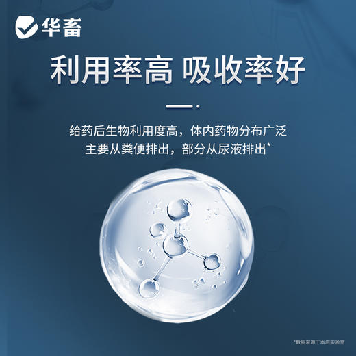 华畜5%硫酸庆大霉素可溶性粉 治疗肠炎拉稀 抗菌消炎 商品图3