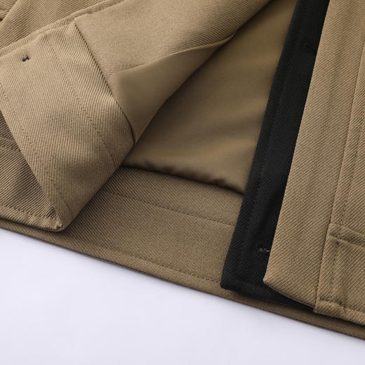 GXG男装26春季时尚百搭潮流撞色工装休闲简约翻领短款男式夹克K&C 商品图9