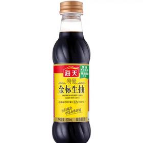 海天特级金标生抽   500ml/瓶