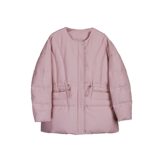 NANSONGSILK/NS羽绒服新中式进口中空纱高定90白鹅绒服2025冬新款精致收腰短款鹅绒服M1D547111S南宋 商品图10