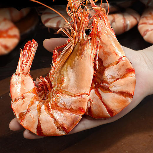 原味九节虾干拉丝的肉质每一口都新鲜 商品图3