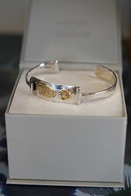 Atelier d'antan 银质古董勺形手镯(Crepe Spoon Bangle B122) 商品图1