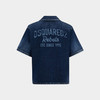 DSQUARED2 男士字母徽标印花牛仔短袖polo衫 藏蓝色 S74DM1027 S30664 470 商品缩略图1