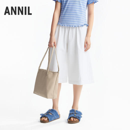 女童全腰七分裤夏季新款安奈儿童装EG626717 商品图1