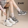 ZHR则则5CM增高厚底老爹鞋女春秋款透气网面老爹鞋百搭运动休闲鞋 商品缩略图3