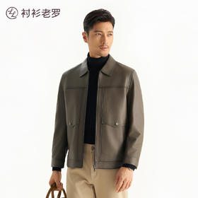 【玄甲七号】真绵羊皮牛纹隐形口袋皮衣257Y0L507N[门店专款]