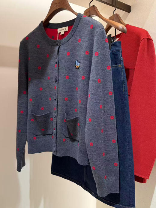 新品直接亏杀 小禾 女士 马上封侯 绵羊毛针织开衫 紧密纺 双面织 商品图12