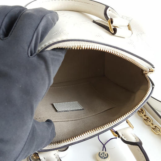 【95新】LV路易威登M11276白色全皮镂空speedy 20手提单肩包女士240126AK12 商品图7