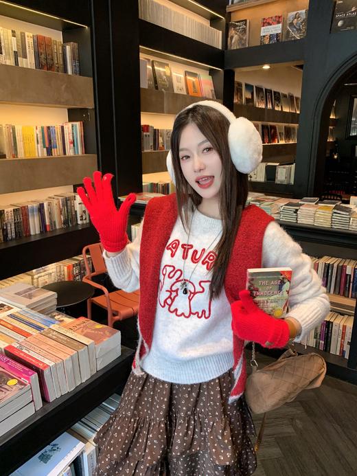 <曾小咸推荐>2.12现货秒杀 ！微信超特价！韩系刺绣圆领毛衣 日常179.99 立减90 秒杀89.99！！ 商品图9