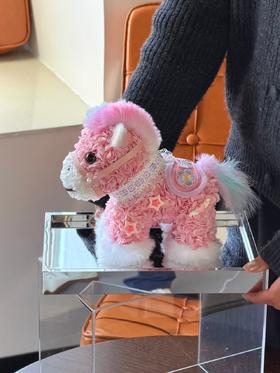 情人节生日春节高端定制永生花福气小马