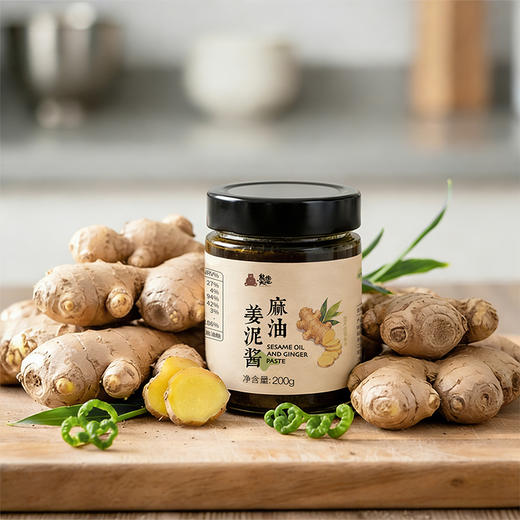 熊抱大地 麻油姜泥酱 | 200g/瓶 有机老姜 小火炒制 煮面拌饭佐餐调味【自营】 商品图6