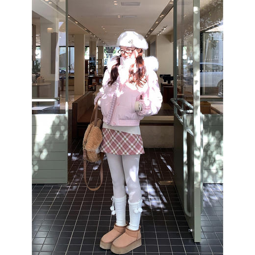 <曾小咸推荐>2.9现货秒杀 ！微信超特价！韩系毛领连帽棉服外套 日常399.99 立减220 秒杀179.99！！ 商品图2