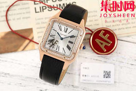 AF卡地亚山度士杜蒙系列 桑托斯大号 中性腕表 成熟魅力之典范 表盘尺寸43.5X31.4mm 小手腕男生福音