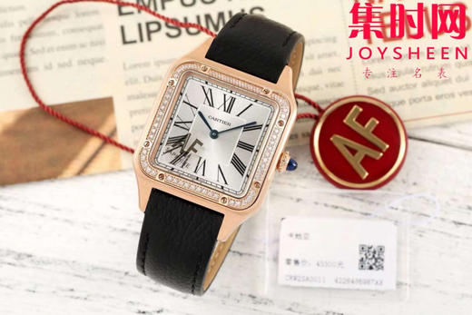 AF卡地亚山度士杜蒙系列 桑托斯大号 中性腕表 成熟魅力之典范 表盘尺寸43.5X31.4mm 小手腕男生福音 商品图0