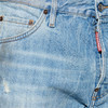 DSQUARED2 男士字母徽标贴片做旧牛仔裤 蓝色 S74LB1917 D30011 470 商品缩略图3