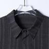 265005SDSA男士春夏新款痞帅男装老钱风商务竖纹设计长袖衬衫百搭宽松 商品缩略图2