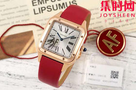 AF卡地亚山度士杜蒙系列 桑托斯大号 中性腕表 成熟魅力之典范 表盘尺寸43.5X31.4mm 小手腕男生福音