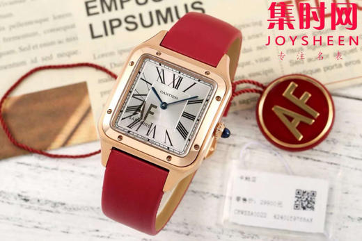 AF卡地亚山度士杜蒙系列 桑托斯大号 中性腕表 成熟魅力之典范 表盘尺寸43.5X31.4mm 小手腕男生福音 商品图0