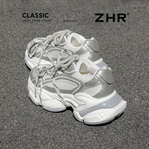 【卢昱晓同款】ZHR厚底老爹鞋女2026春季新款复古内增高运动鞋子 商品图6