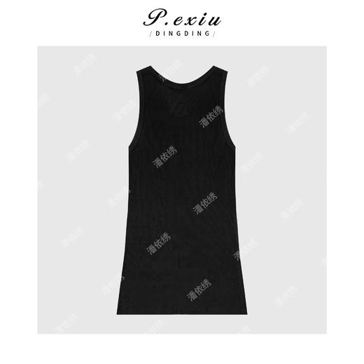 04-1潘依绣丁丁宠粉100棉减龄款卡通带花绳无袖连衣裙 Q98651 商品图2