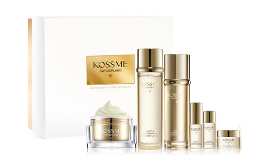 蔻诗弥鎏金臻颜松露紧弹套组（水125ml+乳80ml+面霜50ml+同款小样） 商品图2