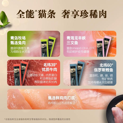 （新品推荐）希宝全价主食猫条混合口味   日期新 12g*4条 商品图2