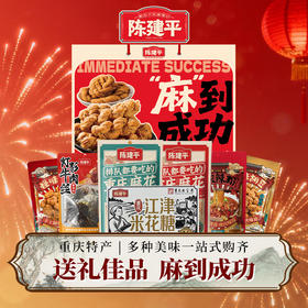 麻到成功年货礼盒陈建平重庆特产麻花年礼礼盒特产小吃麻花送礼