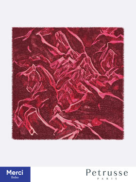 【马年图腾】Petrusse 贝图丝 Allure 倾城 羊毛真丝方巾