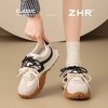 ZHR【真皮舒适】二层猪皮德训鞋内增高2026春季新款休闲运动鞋女 商品缩略图3
