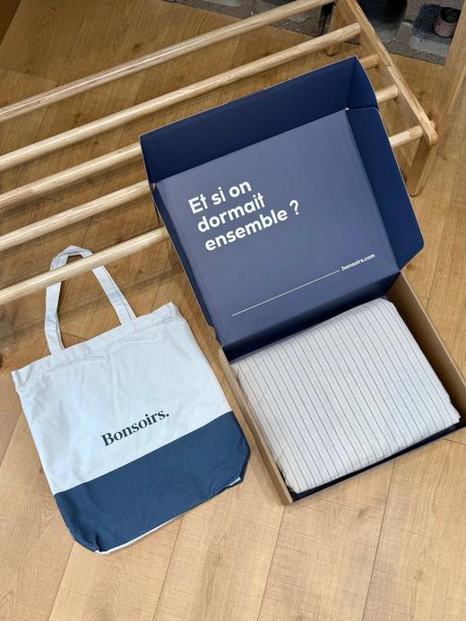 绯红草甸格 法国奢品长绒水洗棉四件套 商品图2