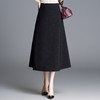 「自」全新升级【铂金会员128/天猫169/差价41】(24257)洛诗琳百搭时尚细闪半身裙2026春季中长裙高腰大摆A字裙 商品缩略图3