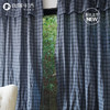 伽罗 JALO 14支复古黑蓝格纹色织亚麻系列窗帘 商品缩略图0