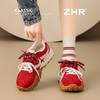 ZHR【真皮舒适】二层猪皮德训鞋内增高2026春季新款休闲运动鞋女 商品缩略图4