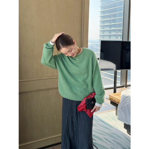 2601403    金丝 羊毛拉毛 针织衫 商品图3