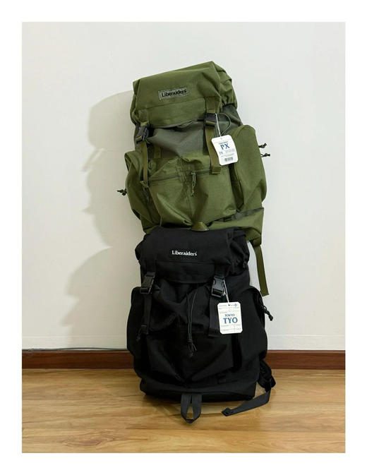 原单正品 Liberaiders® PX旅行户外背包。绿色，黑色 商品图0