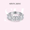 【预售】ShiningHouse[培育] 18k金钻石戒指女 长方形3克拉钻人工真钻人造钻石K金戒指排钻戒指豪华钻石戒指悦己送礼臻选【此商品不支持7天无理由退货退款】预计3日发货 商品缩略图0