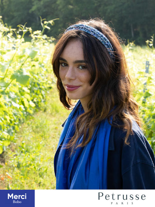 Petrusse 贝图丝 EVE SERRE-TETE TRESSE 秘林幽梦系列 真丝发箍 商品图5