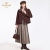 【鹅绒】乔万尼新品宽松立领短款90白鹅绒羽绒服ED4T843 商品缩略图3