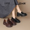 ZHR则则增高5.5cm厚底乐福鞋女2026新款时髦复古百搭舒适英伦单鞋 商品缩略图5